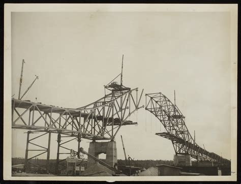 Construction of the Bourne Bridge | Historic New England