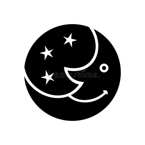 Night symbol stock vector. Illustration of dreams, night - 116904329