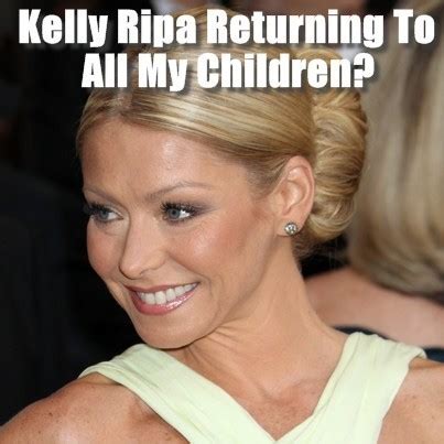 Kelly Ripa Returning to All My Children & Michael Buble Subway Singing