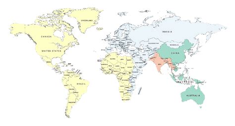 World Map PNG Images Transparent Background | PNG Play