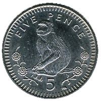 5 Pence coin Gibraltar - Exchange yours for cash today