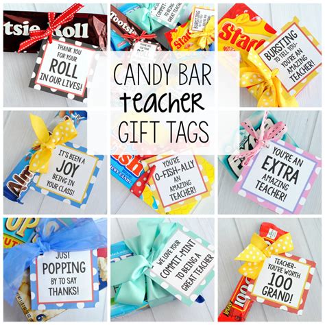 Candy Bar Teacher Appreciation Gifts - Crazy Little Projects