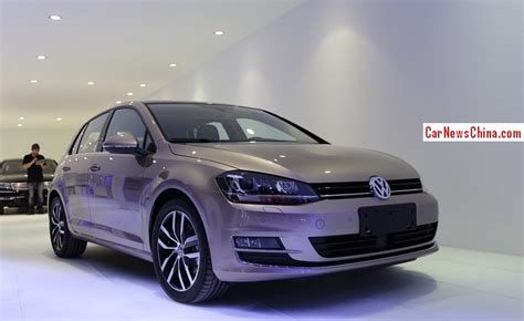 China-made Volkswagen Golf 7 arrives at the Guangzhou Auto Show ...