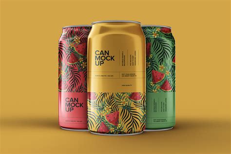 Soda Can Mockup :: Behance