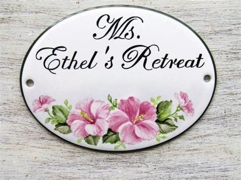 Rose Custom Door Sign Bedroom Door Sign Custom Doorbell | Etsy | Custom ...