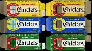 Chiclets Chewing Gum | Chewing gum, Best candy, 1970s