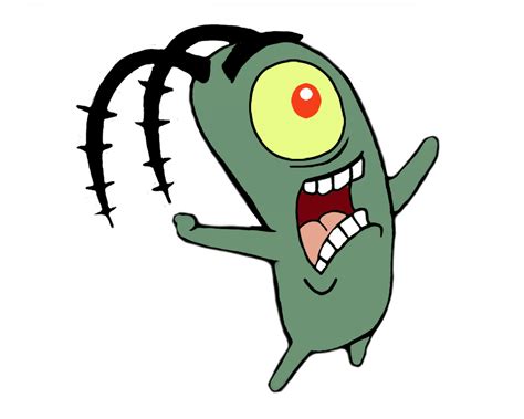 Cartoons drawings i needed to use a picture of plankton from spongebob ...