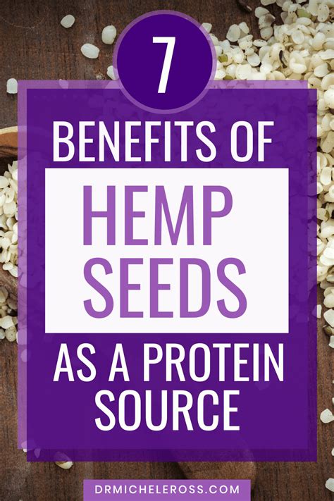 7 Benefits of Using Hemp Seeds for Protein | Dr. Michele Ross