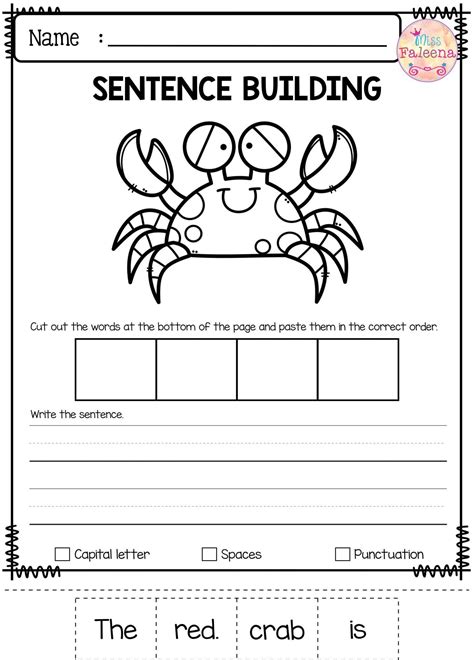 8+ Write Sentence Worksheet For Kindergarten | Kindergarten worksheets ...