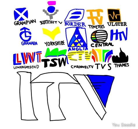 Itv logo and its regions (1982-1993) version by chikamotokenji on DeviantArt