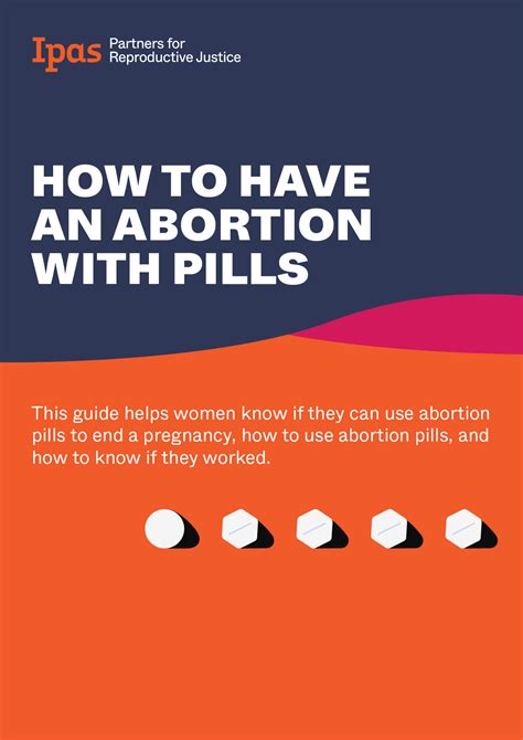 How to have an abortion with pills - Ipas