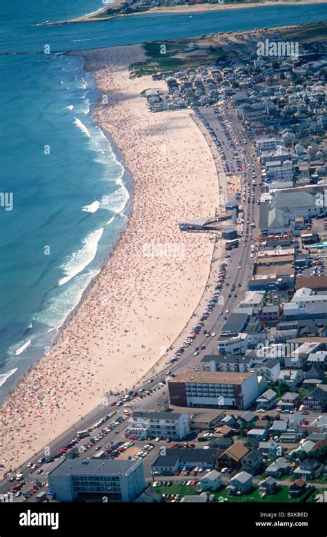 Aerial view of Hampton Beach, New Hampshire, United States Stock Photo - Alamy