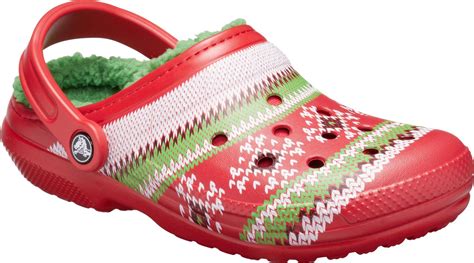 Crocs™ Adult Classic Lined Holiday Clogs in Red for Men - Lyst