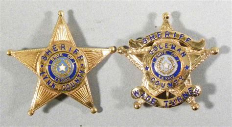 Lot of Two Law Enforcement Badges