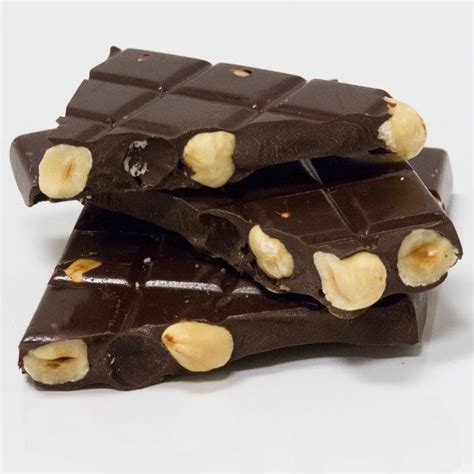 Our Hazelnut Dark Chocolate Bar is Hand-Crafted with 60% Dark Chocolate ...