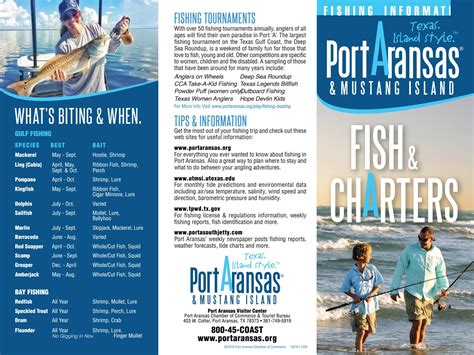 Port Aransas, Texas ~ Fishing & Charters Brochure by Port Aransas ...