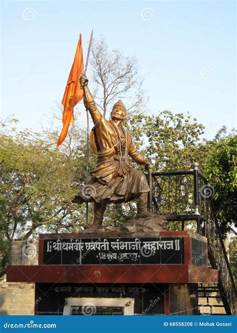 The Statue Of Chatrapati Shivaji Maharaj Editorial Photo ...