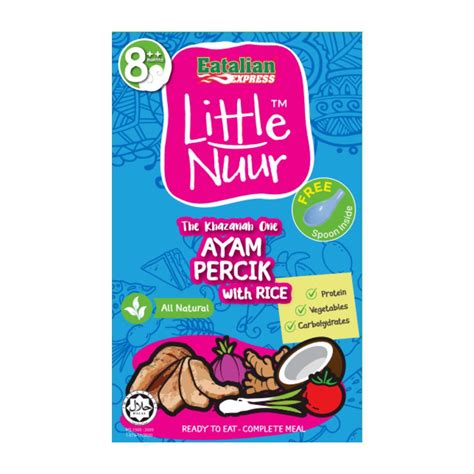 Eatalian Express Little Nuur Ayam Percik with Rice 100g | Markas Si Kecil