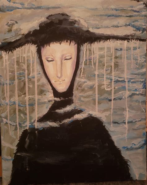 A recreation of one of my favorite paintings "the woman of the rain ...