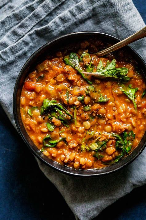 Instant Pot Lentil Soup with Sausage & Kale | Platings + Pairings