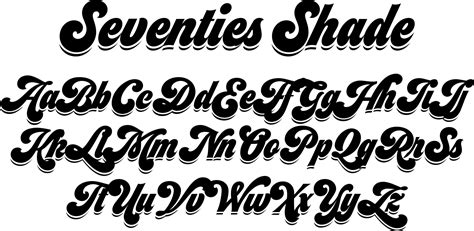 70s font style | Vintage fonts alphabet, Fonts alphabet, Lettering