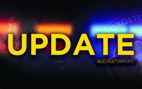 Georgetown TX PD on Twitter: "UPDATE:8:10am, residents may discontinue the shelter-in-place ...