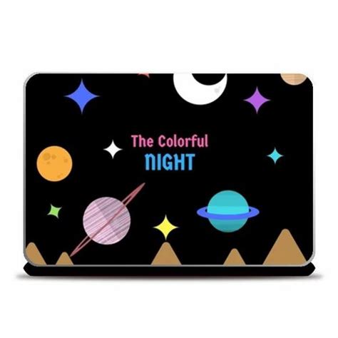 The Colorful Night Laptop Skins at Rs 299.00 | Laptop Skin | ID ...