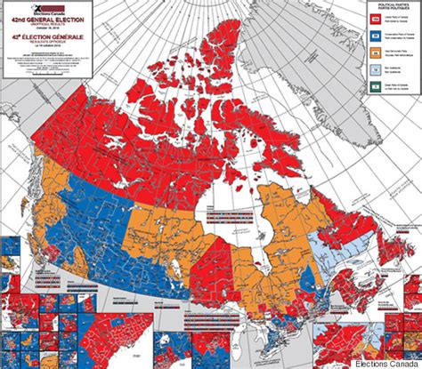 Canadian Election Map