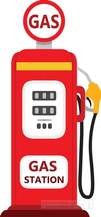 Automobile Clipart-old style gas pump clipart