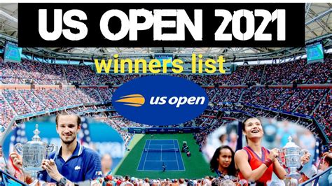 US OPEN|US open winners list|us open 2021|Grand slam of 2021 - YouTube