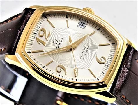 Omega - De Ville Prestige Tonneau - 18K Yellow Gold 750 - - Catawiki