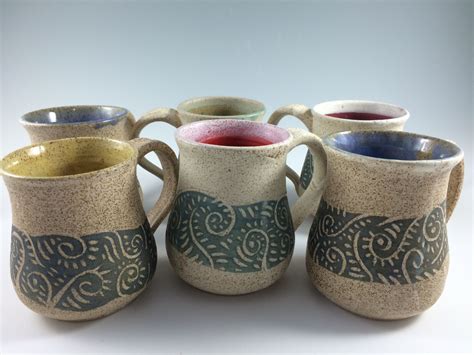 Handmade Speckled Pottery Coffee Mugs | Etsy | Handmade pottery, Pottery mugs, Pottery