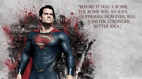 Henry Cavill, Quote, Superman Man of Steel Wallpapers HD / Desktop and ...