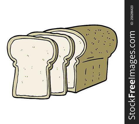 Cartoon Sliced Bread - Free Stock Images & Photos - 256286420 | StockFreeImages.com