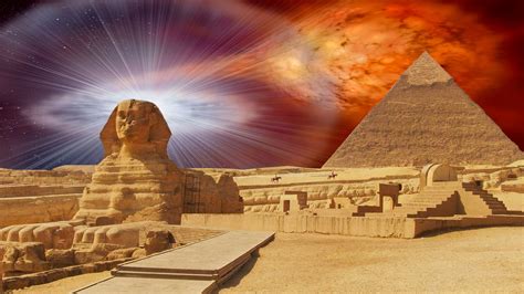 Egypt Pyramid The Great Sphinx Of Giza With The Pyramid Of Khafra In The Background Desktop ...