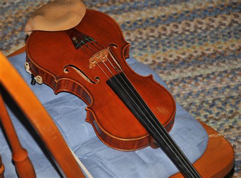 Violin On Chair Free Stock Photo - Public Domain Pictures