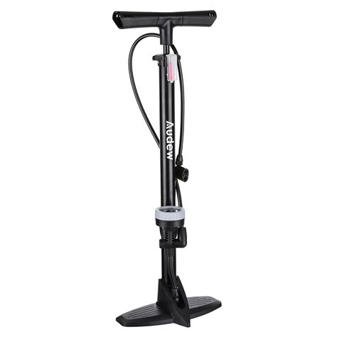 Floor Bike Pump with Gauge - Steel Manufacturing Ergonomic Household ...