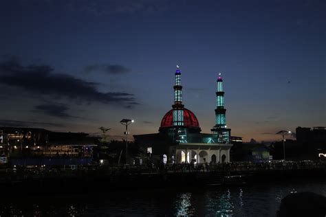 Free Images : mosque, night, landmark, sky, tower, architecture, city, building, tourist ...