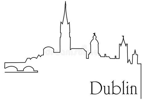 Dublin Skyline Line Drawing Stock Illustrations – 35 Dublin Skyline Line Drawing Stock ...