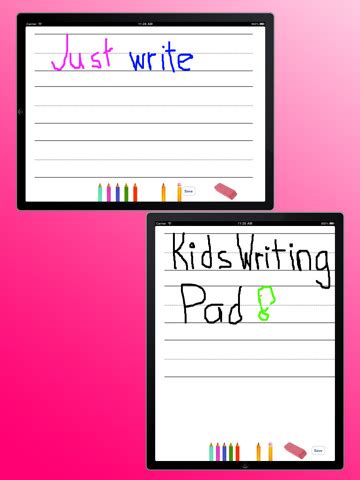 Kids Writing Pad Education Kids Writing