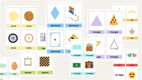 Shapes Flashcards For Toddlers With Examples Free Printable - Womanhood ...