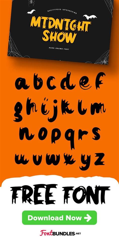 Free Halloween Font Download for design and cricut | Free halloween ...