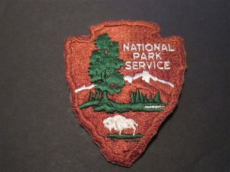 Vintage National Park Service Patch 3 5/8" | National parks, Patches, National park service