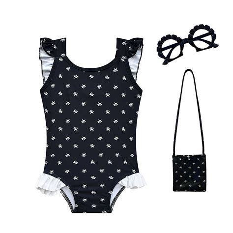 Girls Cosplay Wednesday Addams Bathing Suits Kids Dress Up Adams Family ...