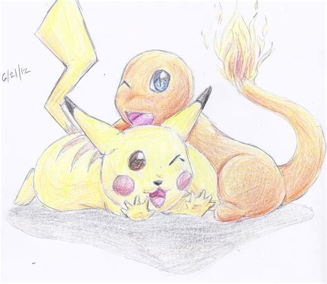 Pikachu and Charmander | Pikachu, Charmander, Deviantart