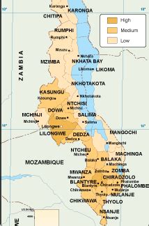 Malawi economic map | Order and download Malawi economic map