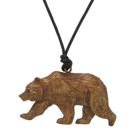 Grizzly Bear Necklace | Pendant | Bronze | Cavin Richie