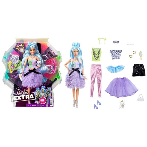 Barbie Extra Doll & Accessories Set With Mix & Match Pieces For 30 ...