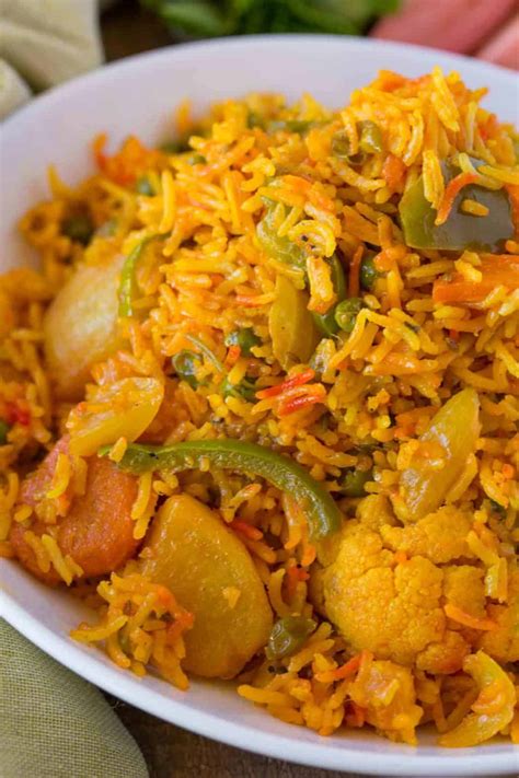 Easy Vegetable Biryani Recipe - Dinner, then Dessert