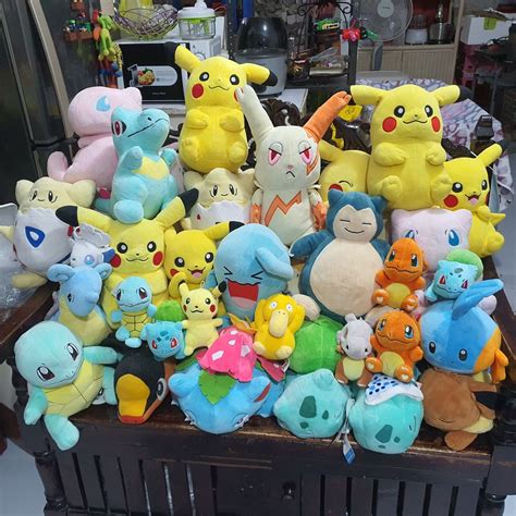 Pokemon Plush Toys (Assorted Pokemon Characters) / Set D | Shopee ...